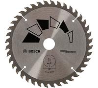 Bosch 1x Hoja de Sierra Circular Standard (para Madera, Ø 150 x 2.2/1.5 x 20/16 mm, 40 Dientes, ATB, con 1x Anillo de Reducción 16 mm, Accesorios Sierras Circulares)