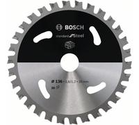 Bosch Professional Disco de sierra circular Standard for Steel 136 x 20 x 1,6 mm 30 dientes (acero)