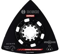 Bosch 1x Placa lijadora EXPERT AVZ 90 RT6 (para Plásticos con fibra GFK, CFK, Pintura sobre madera, Anchura 90 mm, Professional Accesorios Multiherramienta)
