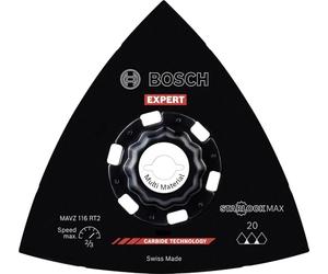Bosch 1x Placa lijadora EXPERT MAVZ 116 RT2 (para Mortero, Cola, Ø mm, Grano 20, Professional Accesorios Multiherramienta)