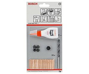 Bosch 2 607 000 449 - Set de 32 tacos de madera - 6 mm, 30 mm (pack de 32)