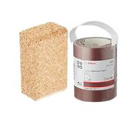 Bosch 2 607 000 636 - Taco de lijar, 60 x 100 mm, pack de 1 + Bosch 2 608 606 803 - Rodillo lijador - 93 mm, 5 mm, 60 (pack de 1)