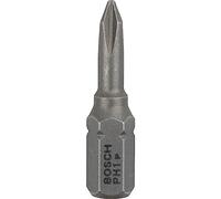 Bosch 2 607 001 510 - Punta de atornillar extra dura - PH 1, 25 mm (pack de 25)