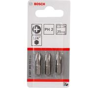 Bosch 2 607 001 511 - Punta de atornillar extra dura - PH 2, 25 mm (pack de 3)