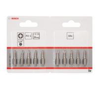 Bosch 2 607 001 555 - Punta de atornillar extra dura - PZ 1, 25 mm (pack de 10)