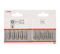 Bosch 2 607 001 559 - Punta de atornillar extra dura - PZ 2, 25 mm (pack de 10)