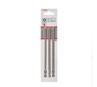Bosch 2 607 001 762 - Juego de 3 pzas. de puntas de atornillar extraduras - PZ1; PZ2; PZ3; 152 mm (pack de 3)