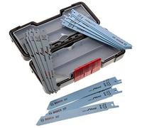 Bosch Professional Set Toughbox – 15 hojas de sierra sable para madera y metal