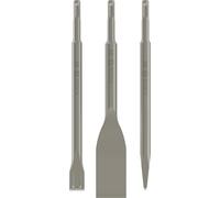 Bosch - Juego de cinceles 2 607 019 159 SDS-plus 3 piezas 250/250/260 mm, Ø 20/40 mm (pack de 3)