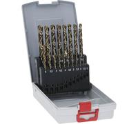 Bosch 2 608 587 014 - Juego de 19 brocas para metal ProBox HSS-Co, DIN 338 (aleación de cobalto) - 1-10 mm (pack de 19)