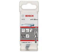Bosch Broca escalonada HSS 2 608 597 519 – 4-20 mm, 8,0 mm, 70,5 mm – pack de 1
