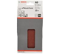 Bosch Juego de 10 hojas lijadoras 2 608 605 303 – 93 x 186 mm, grano 60