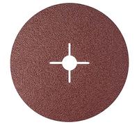 Bosch 2 608 607 251 - Disco lijador de fibra para amoladora angular, corindón - 180 mm, 22 mm, 36 (pack de 1)