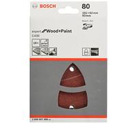 Bosch Hojas lijadoras 2 608 607 408 - Juego de 10 - 102 x 62 / 93 mm - Grano 80