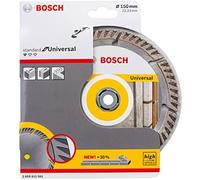 Bosch Disco corte diamante estándar, 150 x 22,23 mm, hormigón y mampostería, para amoladora angular