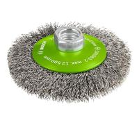 Bosch 2 608 622 108 - Cepillo cónico, inoxidable - 100 mm, 0,35 mm, M14 (pack de 1)