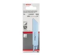 Bosch Hoja de sierra sable S 522 EF (2 608 657 721) – Flexible para metal – Pack de 2