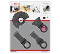Bosch 2 608 661 696 - Set de montaje de suelos, 4 piezas - ACZ 85 EB (1x); AIZ 32 BB (1x); AIZ 32 EC (1x); ATZ 52 SC (1x) (pack de 4)