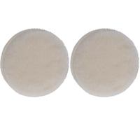 Bosch 2 609 256 049 - Caperuza de lana de oveja para lijadora excéntrica, 125 mm (Paquete de 2)