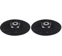 Bosch 2 609 256 258 - Platos lijadores para amoladoras angulares, sistema de sujeción, 115 mm (Paquete de 2)