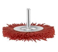 Bosch 2 609 256 535 - Cepillos de disco para taladradoras, alambre de nilón con medio de lijado de corindón, grano K80, 75 mm