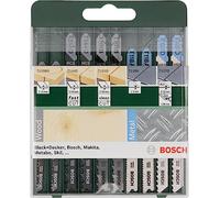 Bosch Juego de hojas para sierra de calar 2 609 256 746 – 10 piezas, vástago en T