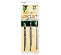 Bosch 2 609 256 A13 - Juego de 3 hojas de sierra de calar, vástago de una sola leva (pack de 3)
