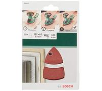 Bosch 2 609 256 A65 - Juego de hojas de lija de 10 piezas para lijadora múltiple
