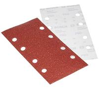 Bosch 2 609 256 A81 - Juego de hojas de lija de 10 piezas para lijadora orbital