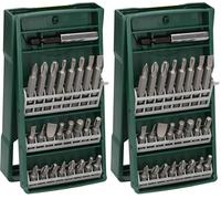 Bosch 25 uds. Set de puntas de atornillar Mini-X-Line (puntas PH, PZ, hexagonal, T, S, accesorios para taladro y destornillador) (Paquete de 2)