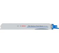 Bosch 25x Hoja de sierra sable PRO Medium-Thick Metal S1137BEF Precise | para Tubos y perfiles metálicos, Metales no ferrosos, Longitud 225 mm, Professional Accesorios Sierra sable