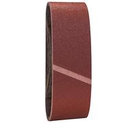 Bosch 2607017156 - Paquete de 9 lijas para lijadoras de banda (75 x 457 mm, grano 60, 80, 100)