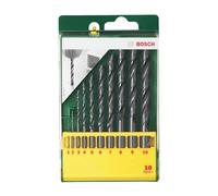 Bosch Juego de brocas 2607019442 – 10 brocas HSS-R para metal