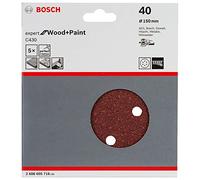 Bosch Hoja de lija 2608605716 150 mm Set de 5 piezas
