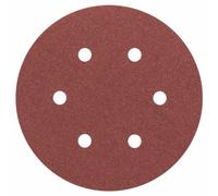 Bosch 2608605720 Hoja de Lija, 150 mm, Set de 5 Piezas