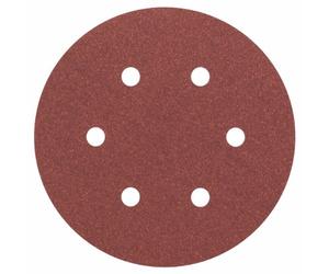 Bosch 2608605720 Hoja de Lija, 150 mm, Set de 5 Piezas