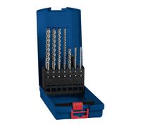 Bosch 2608900195 Juego de Brocas de Martillo Perforador SDS plus-7X EXPERT de 7 Piezas para Concreto y Piedra, 5-12 mm, Carburo