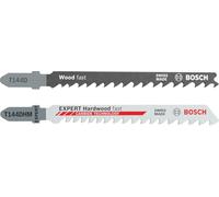 Bosch Hojas para sierra de calar Set 26 uds (25 T144D + 1 T144DHM), 120×43 mm, Professional