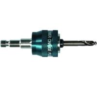 Bosch 2x Eje con broca centradora EXPERT Power Change Plus | para Tubos y perfiles metálicos, Plásticos, Ø 7,15 mm, Professional Accesorios Taladro