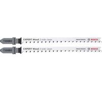 Bosch Hoja para sierra de calar EXPERT Wood T308BO, 2 ud., 117 mm, para madera maciza y contrachapado