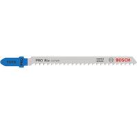 Bosch 2x Hoja de sierra de calar PRO Alu curve T227D | para Aluminio, Metales no ferrosos, Longitud 100 mm, Professional Accesorios Sierra de calar