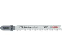 Bosch 2x Hoja de sierra de calar PRO Laminate clean T101BIF (para Parquet, Vinilo laminado sólido, PVC, Longitud 83 mm, Professional Accesorios Sierra de calar)