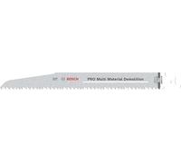 Bosch 2x Hoja de sierra sable PRO Multi Material S1110VF Demolition (para Madera con clavos, Madera de construcción, Longitud 225 mm, Professional Accesorios Sierra sable)