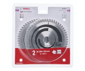 Bosch 2x Multi Material 190x30x2.4/1.8x54T