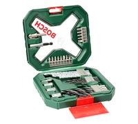 Bosch 34 uds. Set de puntas de atornillar y brocas X-Line (para madera, mampostería y metal, accesorios para taladro y destornillador)