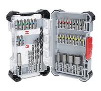Bosch 35x Extra Hard Screwdriver Bit and PRO Wood Drill Bit Set, 35 pcs | 197 x 110,5 mm, Professional Accesorios Destornillador, taladro