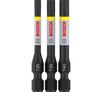 Bosch 3x Punta PRO Torx Impact (125 x 50 mm, Professional Accesorios Atornillador, Atornillador)