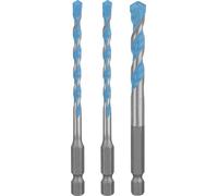 Bosch 3x Set de brocas EXPERT HEX-9 Multi Construction | para Hormigón, Baldosas de cerámica blanda, Ø 5,00, 6,00, 8,00 mm, Professional Accesorios Taladro