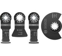 Bosch Professional Juego de 4 hojas para suelos y montaje