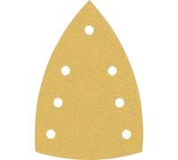 Bosch 50 hojas de lija Expert C470 con 7 agujeros (para pintura sobre madera, madera dura, diámetro de 100 x 150 mm, grano 80, accesorio profesional)